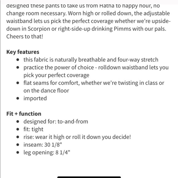 Lululemon wonder under leggings - Picture 9 of 9